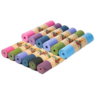 China 2021 new product fitness exercise yoga mat a stylish color yoga mat for sports training for sale