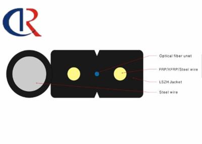 China Natural Color FRP Rod , KFRP Core Kevlar Fiber Epoxy Reinforced Plastic Indoor Cable Layout for sale