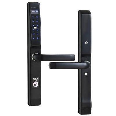 China Hotel Aluminum SUS304 Broken Bridge Door RFID Card Lock for sale