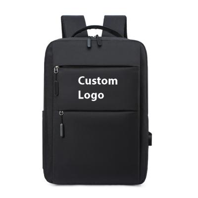 China With Custom Logo USB Business Backpack Men's Laptop Bag For Business Travel Multiple Compartments Laptop Backpack for sale