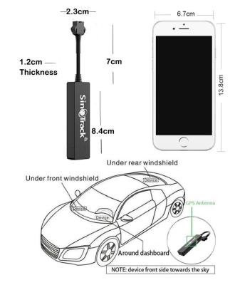 China ACC ST-901A Cheapest Real Time GPS Tracker Automotive Mini GPS Tracker Free App ACC Tracking Device With Engine Off for sale