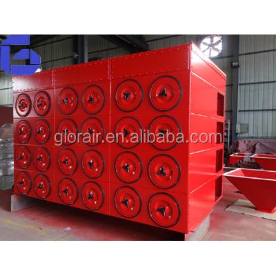 China Factory Price Horizontal Cartridge Dust Collector For Blast Dust Collector Abrasive Machine for sale