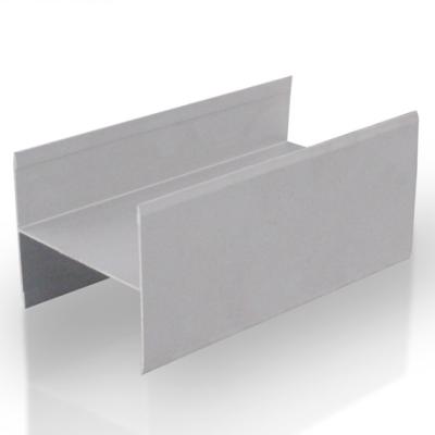 China Bestselling Extruded Aluminum Profile / Section Decorations H / H Me Shape Aluminum Profile for sale