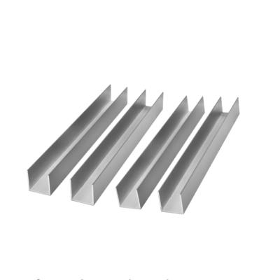 China Decorations Hot Selling Custom U Shape Aluminum Extrusion Profiles / Aluminum Channel With High Quality for sale