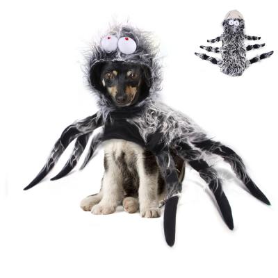 China 2021 Viable Halloween Spider Cat Dog Costume Pet Cosplay Apparel For Party for sale