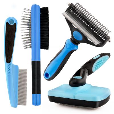 China 2021 Viable Pet Grooming Kit Double Side Cat Dog Hair Remover Comb Play Brush for sale