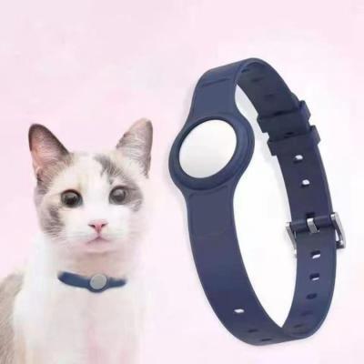 China 2021 Newest Silicone Pet Collar GPS Tracker Stocked Cover Device For Apple Air Tag for sale