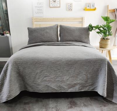 China Washable Washable Washable Super Soft Cotton Embroidery Comforter Bedspread Coverlet Comforter Set for sale