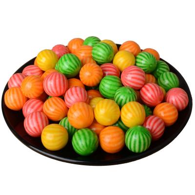 China Original Colorful Stock Snack Balloon Shape Ball Chewing Gum Bubble Ball Gum for sale