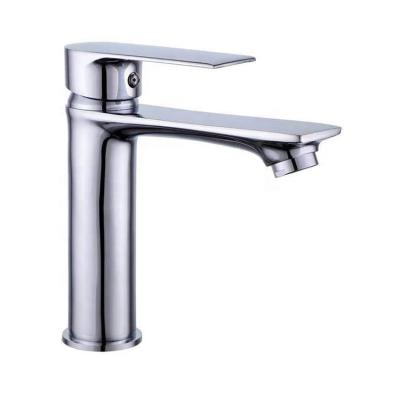 China Metered Faucets China Factory Deck Mounted Chrome Brass Faucet Bateria For Bathroom for sale