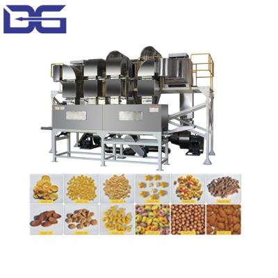 China Jinan DG Cereal Flaking Oats Breakfast Cereal Flake Production Line Automatic Breakfast Cereal Food Machine for sale