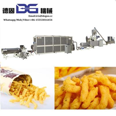 China Cheetos kurkure Niknak corn / cheese / cheetos curly extruder processing machinery for sale