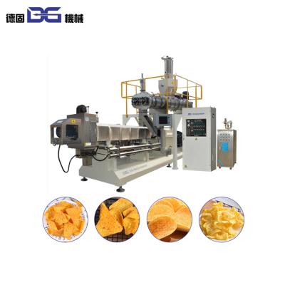 China Automatic Prawn Cracker Machine Potato Starch Fries Crispy Crispy Cookie Machine Chips Cracker Making Machine /Corn Corn for sale