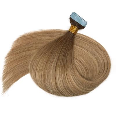 China Wholesale Silky Straight Wave Double Wave Remy Skin Weft Tape Hair Extensions 100% Adhesive Drawn Tape Te koop