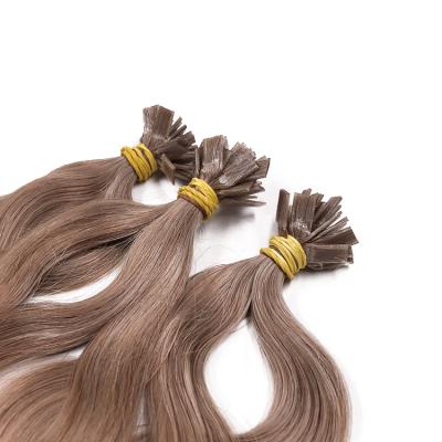 China Factory Wholesale 100% Pure Virgin Hair Color Body Russian Wave I Tip Flat U Tip Hair Extension Tip for sale