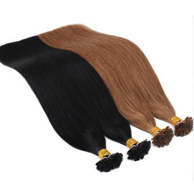 China Silky Straight Wave Cuticle Aligned Brazilian Hair Raw Hair Vendor U Tip Hair Extensions for sale