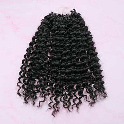 Chine Natural Wave 8inch - 30inch Ring Hair Extensions For Blacks Wholesale Water Wave One Temple Distributor Micro Indian Hair à vendre