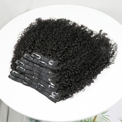 China Unprocessed Jerry Curl New Products 2022 Water Jerry Curly Band Curly Clip In Human Hair Extensions 100 Natural Hair For Black Women à venda