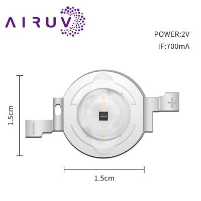 China 2W LED Chip 585-590nm 800-810nm 950-1100mW 700mA 2.0-2.4V For Therapeutic Lamp for sale