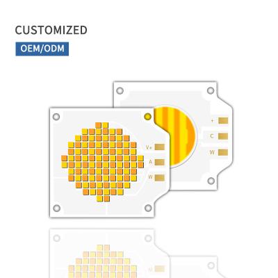 China 3838 SERIES Bi Color LED Chips 50W+50W 200W+200W High Power Chip 2700K 6500K For Photography Light for sale