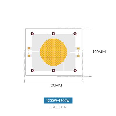 China High lumen power red Warm white + positive white 18a-21a 1200w +1200w smd led chip 120*100 COB Chip Photography light for sale