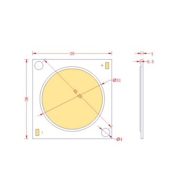 Κίνα 12S30P 75W αυξάνεται 120-170lm/w των οδηγήσεων ΣΠΑΔΊΚΩΝ Driverless ΣΠΑΔΊΚΩΝ των ελαφριών οδηγήσεων προς πώληση