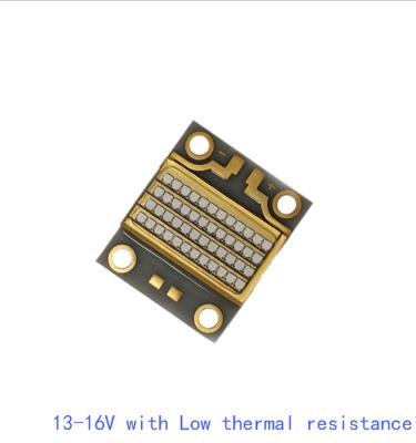 China Vertical 8400mA UV LED Chips 10*17MM 126W 12V COB LED for sale