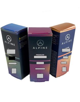 China Hot Sale Customized Packaging Box Recyclable With Logo Packaging 510 Alpine Boxes for sale