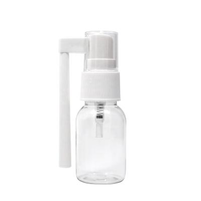 China Non Spill 18mm White 20mm Plastic Oral Sprayer With Long Nozzle for sale