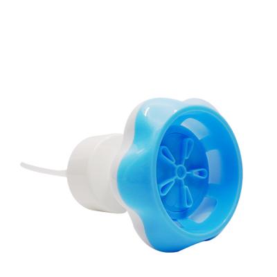 China Non Spill Factory Direct Sale 300ml Flower Shaped Cover Screw Tooth Screw Flower Plastic Foam Pump for sale