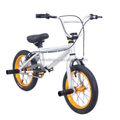 China Street ready 14 inch stock freestyle aluminum bmx bicycle good quality for kids in various colors for sale