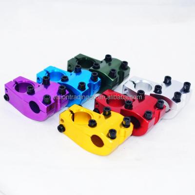 China 6061 Unique Design 6061 Aluminum 3D Aluminum Forged BMX Bicycle Stems In Various Anodized Colors for sale