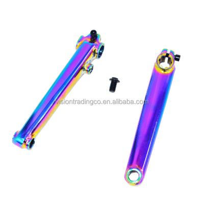 China Stock Ready CRMO 4130 CRMO BMX Tubular Cranks Compatible With 8T Axle Spindle for sale