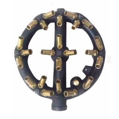 China High Quality Hotel Cast Iron Gas Burner with 23 Nozzles Tips for sale