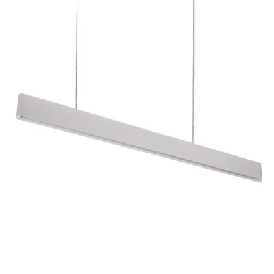 China White Graphite Linear Light Diffusion Anti Glare High Luminous Pendant Light For Home Office Lighting for sale