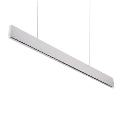 China Anti-Glare Commercial Fixture Office Hanging Light 42W Outdoor Led Linear Ceiling Diffusion Light for sale