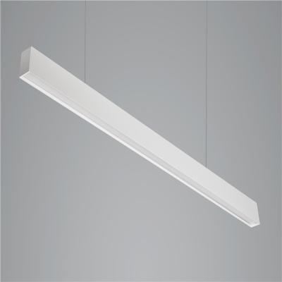 China Office Factory 40w House Indoor Supermarket Mounted Suspension Batten Desk Hanging Led Linear Light for sale