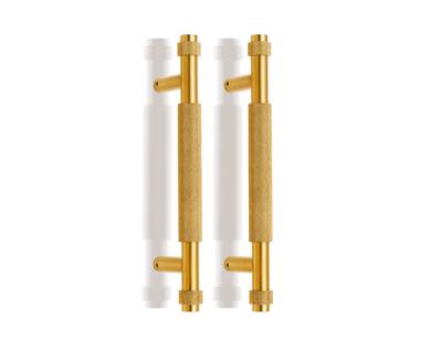 China Good Quality #304 Gold Minimalist Door Handle Stainless Steel Door Handle Brass For Pull Doors for sale