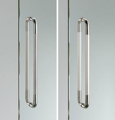 China 201 304 316 Stainless Steel New Minimalist China Style Simple Black Mirror Shower Door Pull Gold Sliding Glass Handle for sale