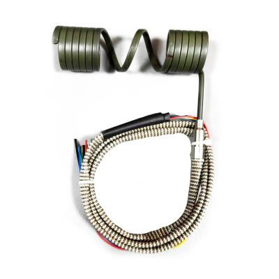 China Plastics Mold Factory Support Customization Industrial Built In Thermocouple Hot Runner Coil Heater With Thermocouple for sale