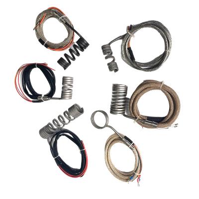 China Plastics Mold 220v 500w Hot Runner Heater Element Heater Spring Runner Spring Coil Heater For Beak for sale