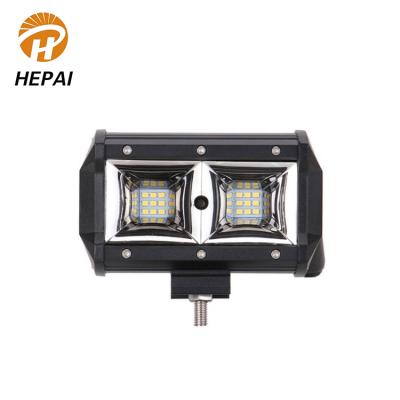 China Automobile lamp manufacturers car suv direct accessories 12V spotlights double head light bar for sale