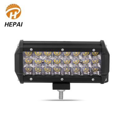 China Auto Lamp Ultra Bright Auto Led Working Light 72W Led Roof Light Focused Led Auxiliary Light Bar for sale