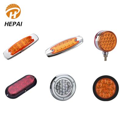 China Good outdoor tractor car top waterproof tail light sales and flashing supplier strong/weak 10w 24v auto top/5wires led truck tail light for sale