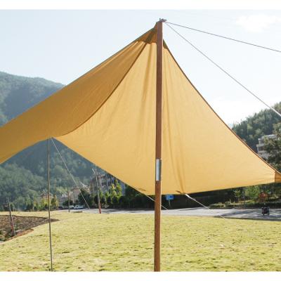 China Extended Type Outdoor Sun Shade Rain Shelter Waterproof Tarp Canvas Camping Tent for sale