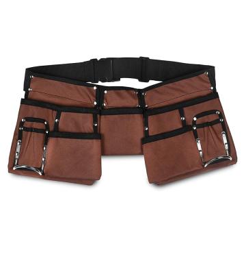 China Polyester Folding Heavy Duty Tool Belt Construction Works Tool Waist Organizer for sale