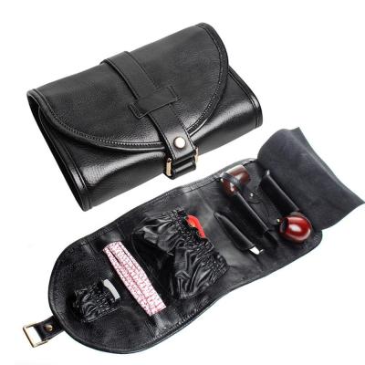 China Factory Manufacturer/PU Tobacco Pipe Pouch Leather Smoking Bag Organize Case Lighter Pipe Tool Holder for sale