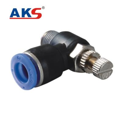 China Tyoe Throttle Air AKS ASL2 Porcelain Valve Brass Plastic Pneumatic Fit Factory L for sale