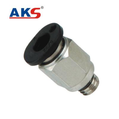 China China AKS Hot Selling Machinery Repair Shops Mini Quick Coupler PC Tube Fitting Air Pneumatic Fittings Compact Fittings for sale