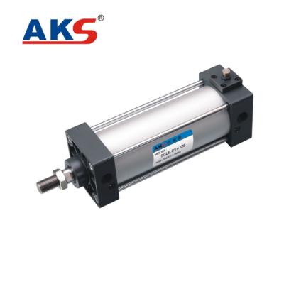 China Garment Shops Standard Good Quality SC Series Aluminum Pneumatic Double Acting Air Cylinder Made In China for sale